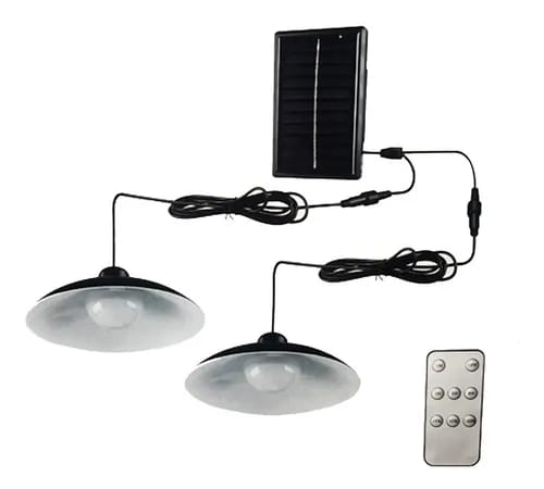 Lámparas solares LED con control remoto