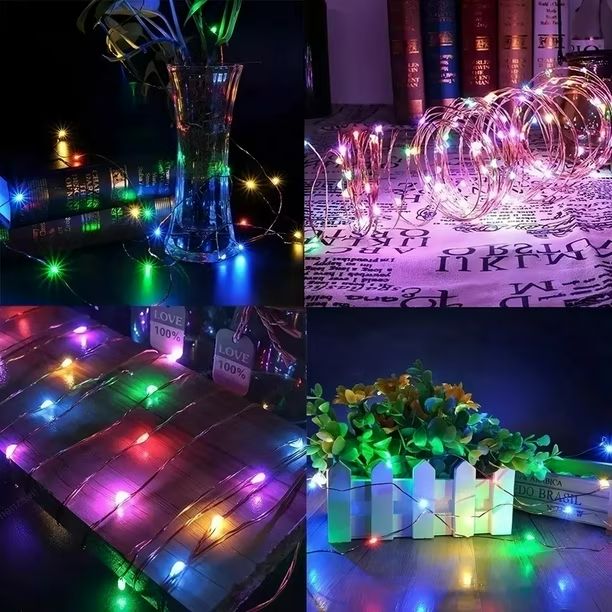 Luces LED decorativas 10m multicolor 