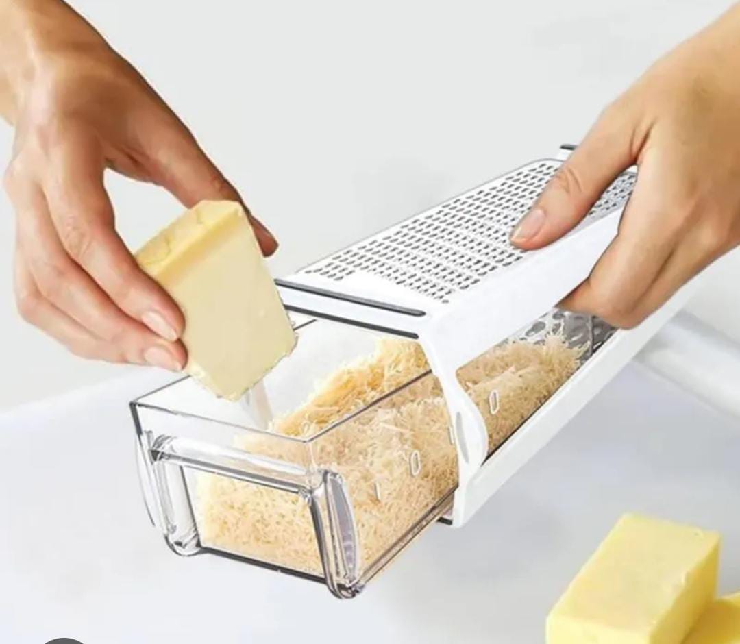 Rallador de queso con recipiente