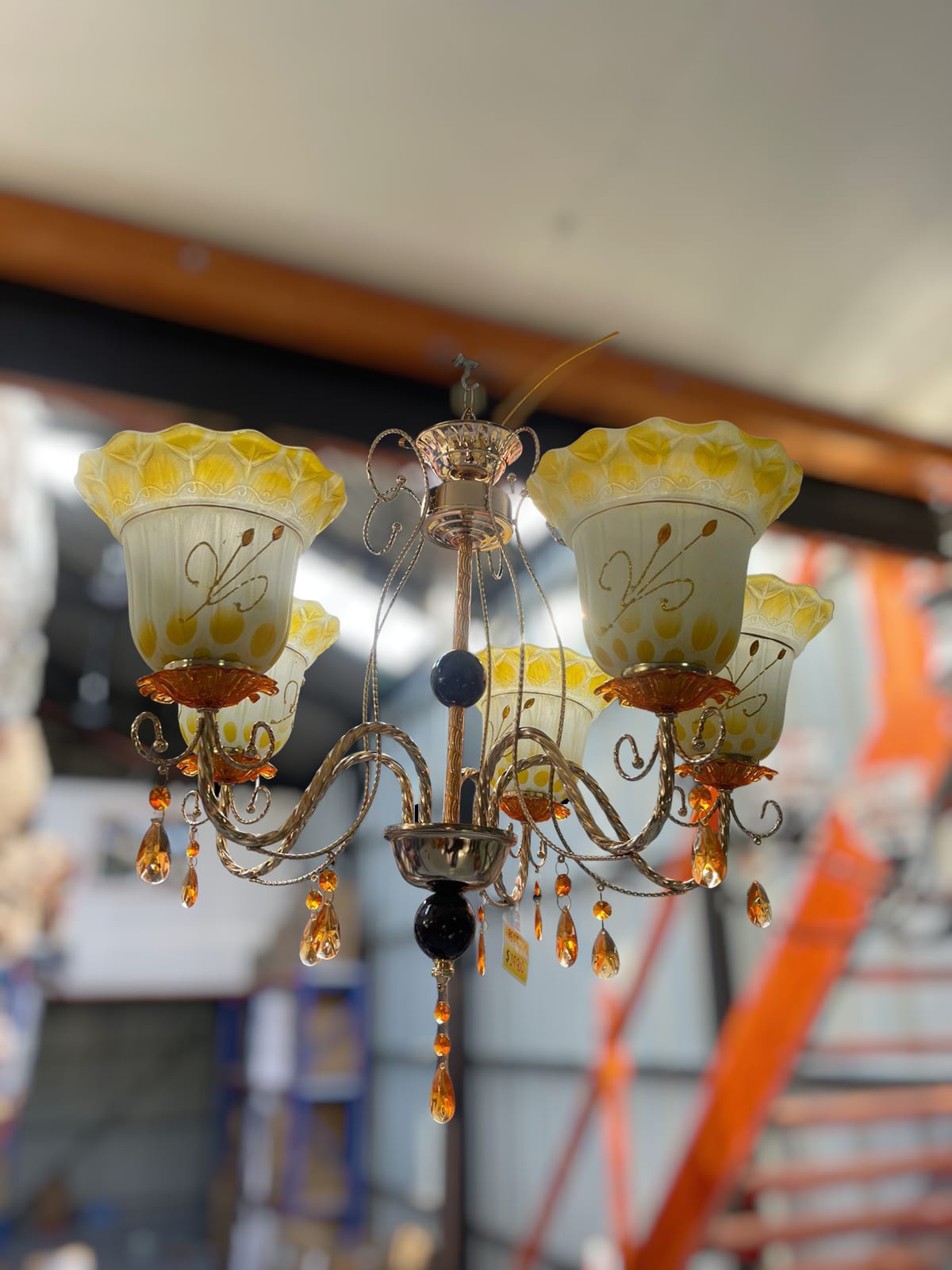 Lámpara de araña vintage - Modelo 6