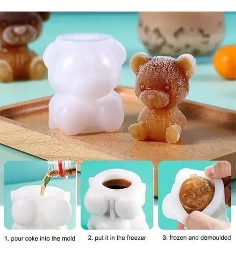 Molde de oso para hielo