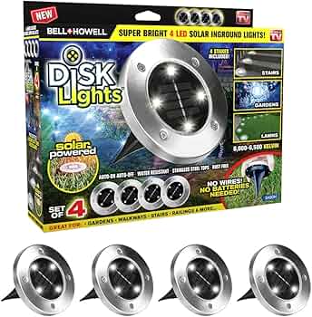 Luces solares empotrables Disk Lights