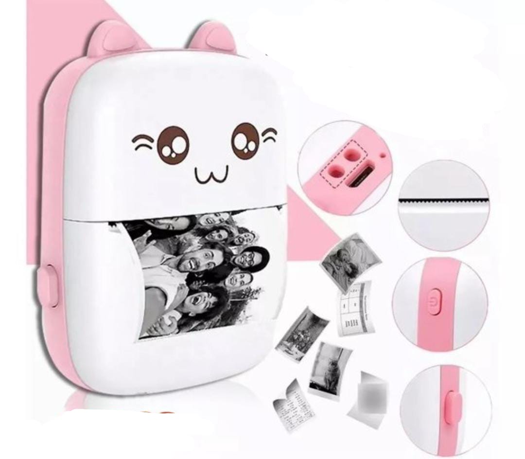 Impresora portátil térmica de fotos