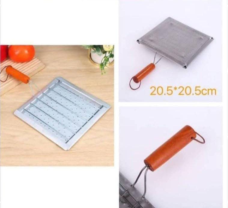 Tostador con mango de madera