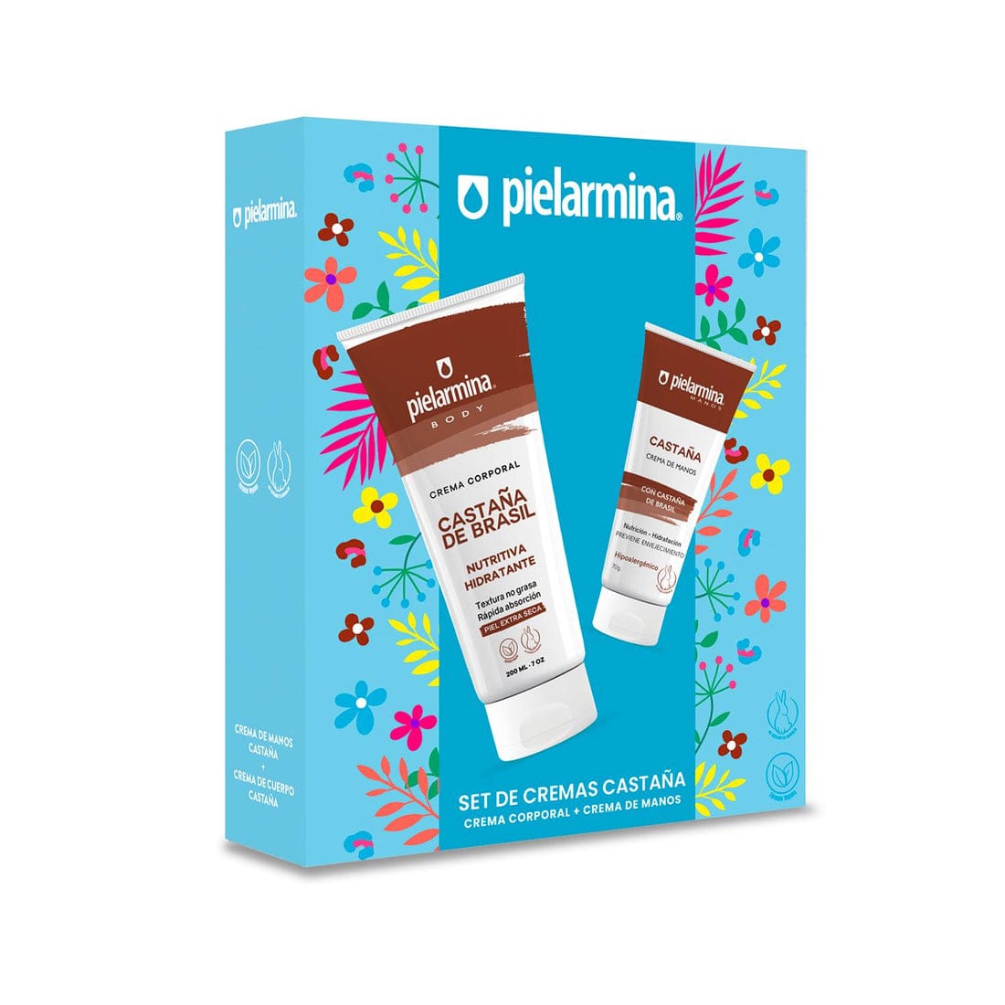 Set de cremas castaña pielarmina