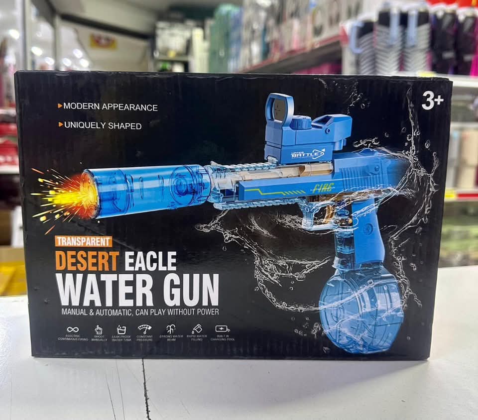 Pistola de agua Desert Eagle transparente