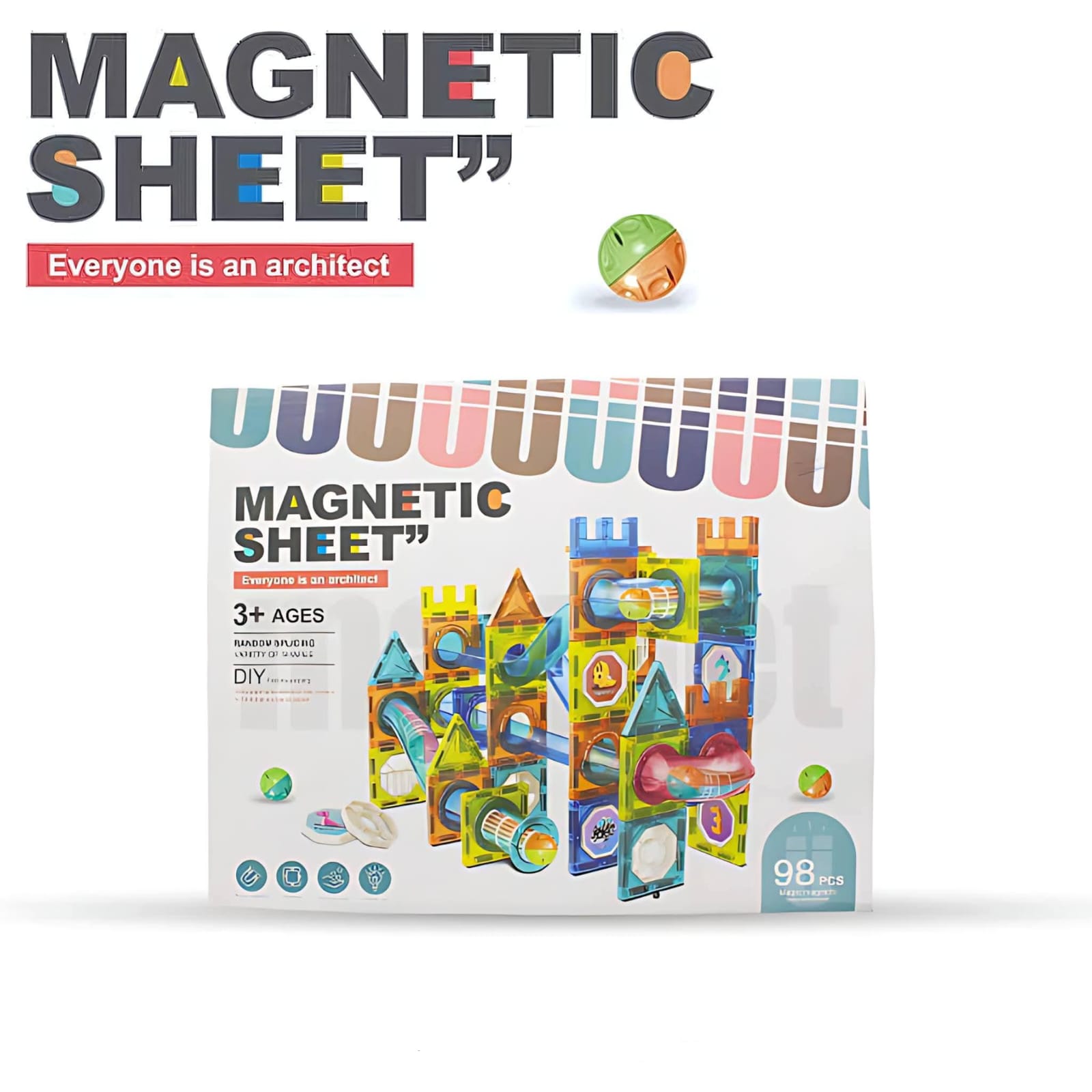 Juego de bloques magnéticos