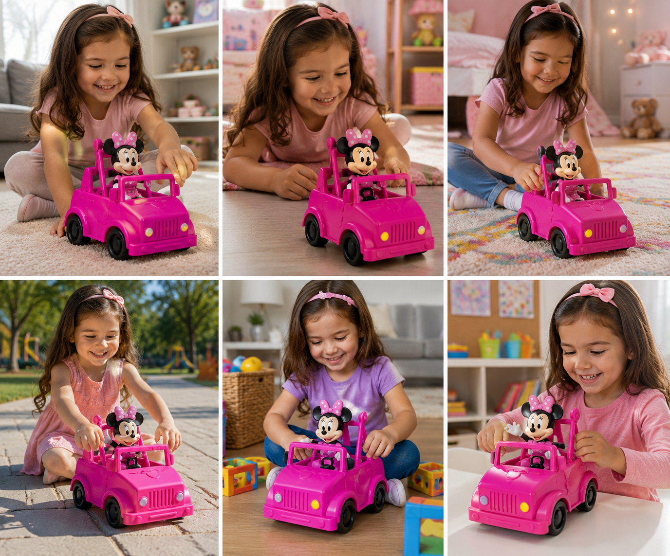 Vehículo Minnie Auto de Juguete Minnie Mouse