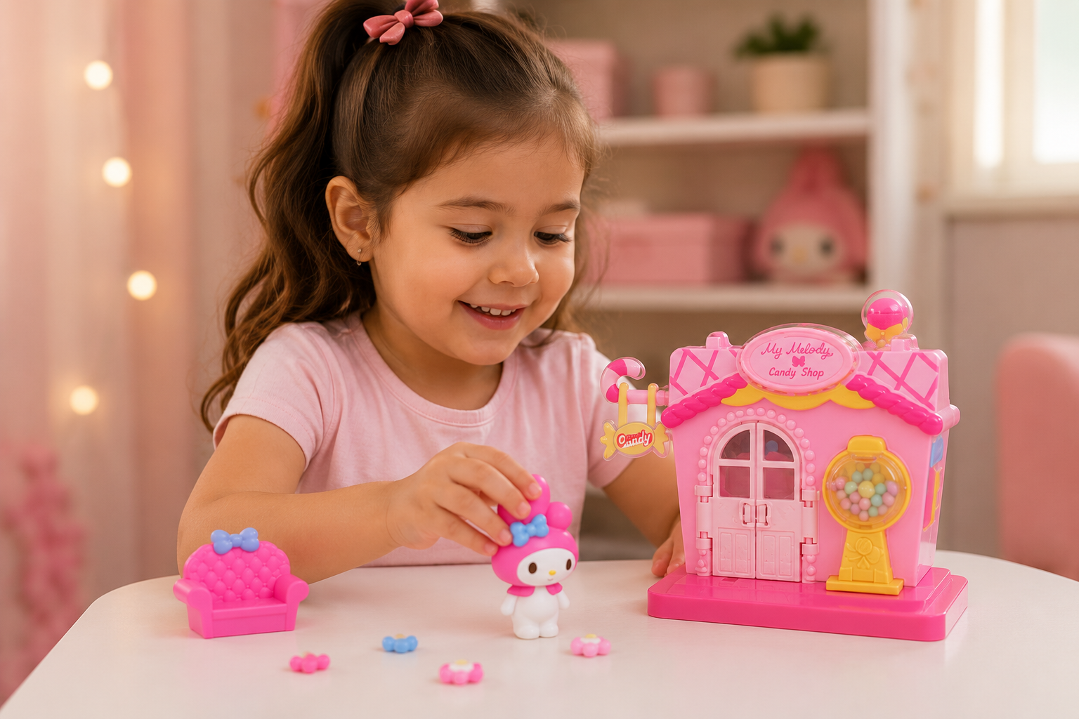 Juego casita Sanrio.  Play House My Melody