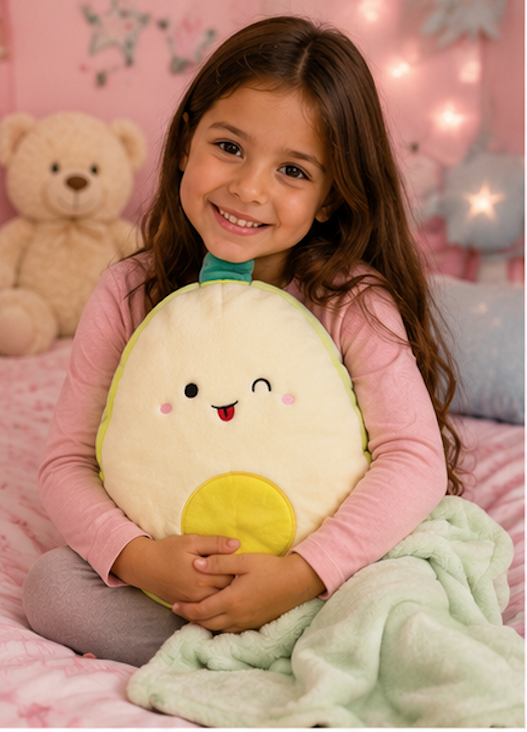 Peluche manta fruta 100x120cm Peluche de Palta