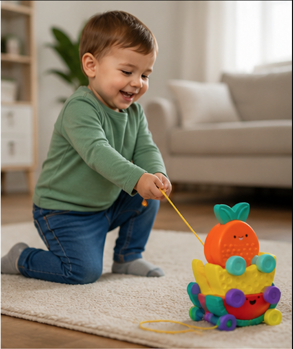 Juego sensorial carros de fruta   Juguete Zanahoria Montessori