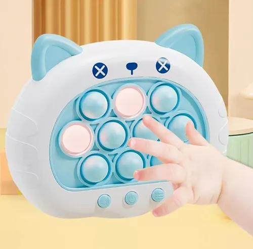 Juguete sensorial de burbujas gatito