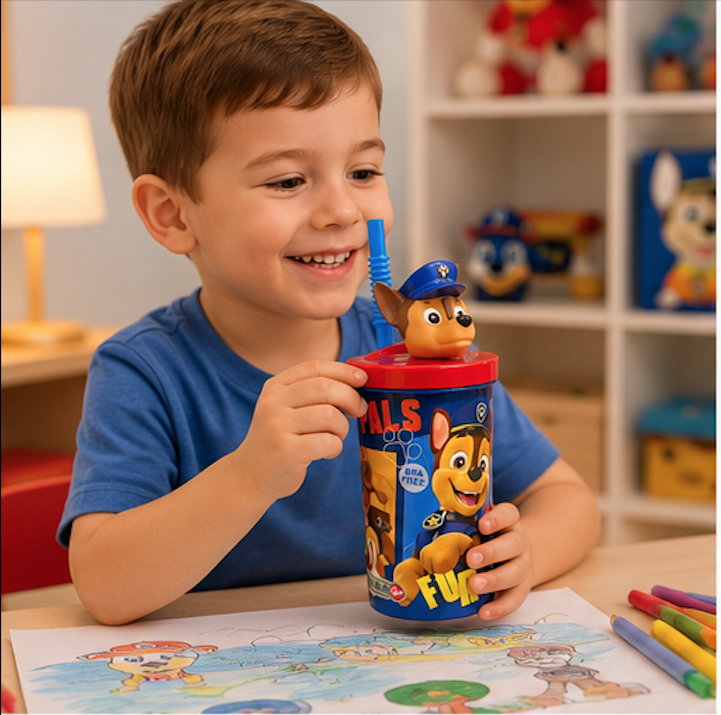 Vaso Infantil Paw Patrol Chase