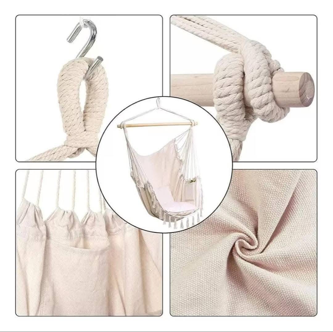 Sillón colgante Macramé