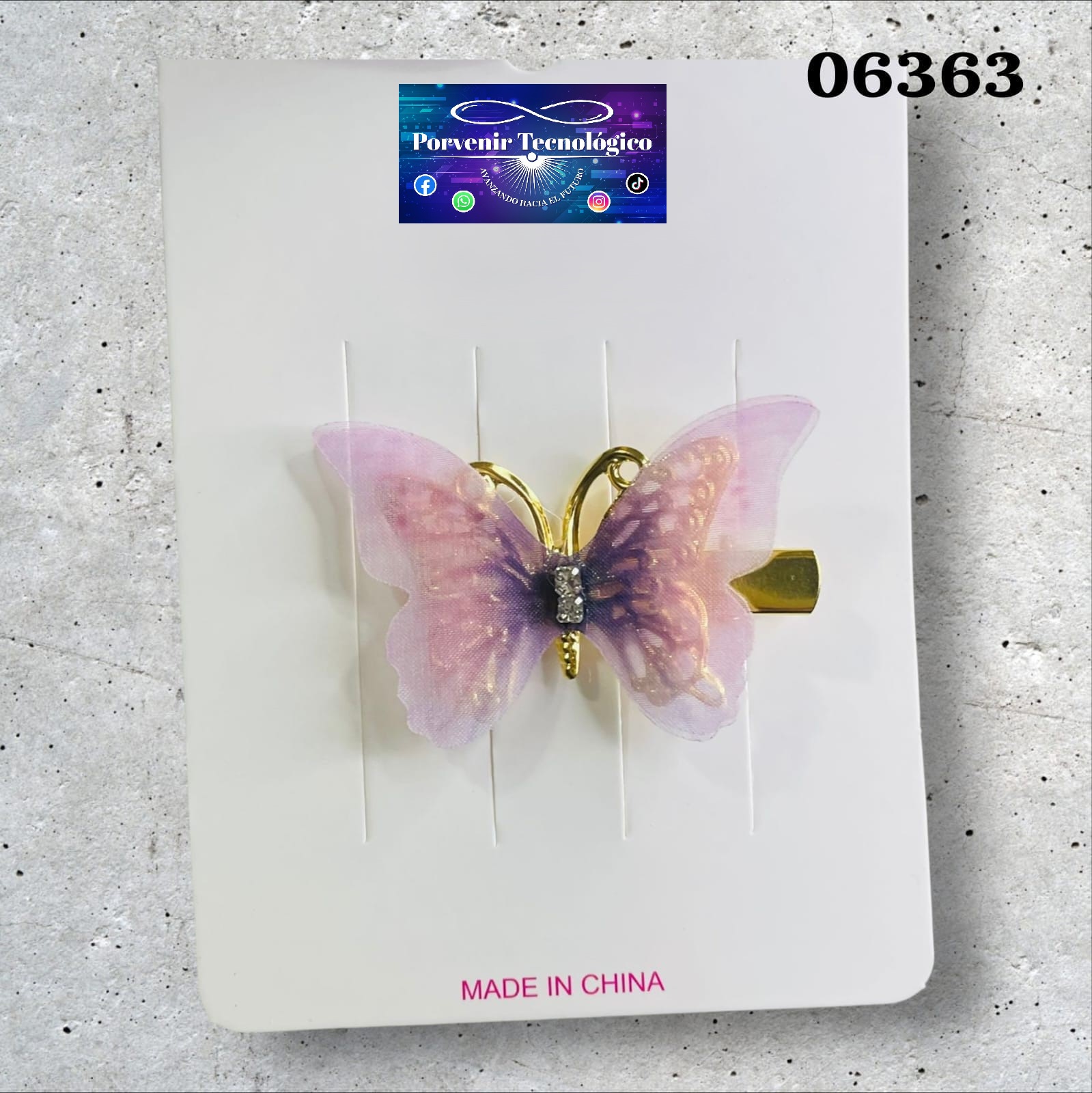 Broche mariposa - 06363