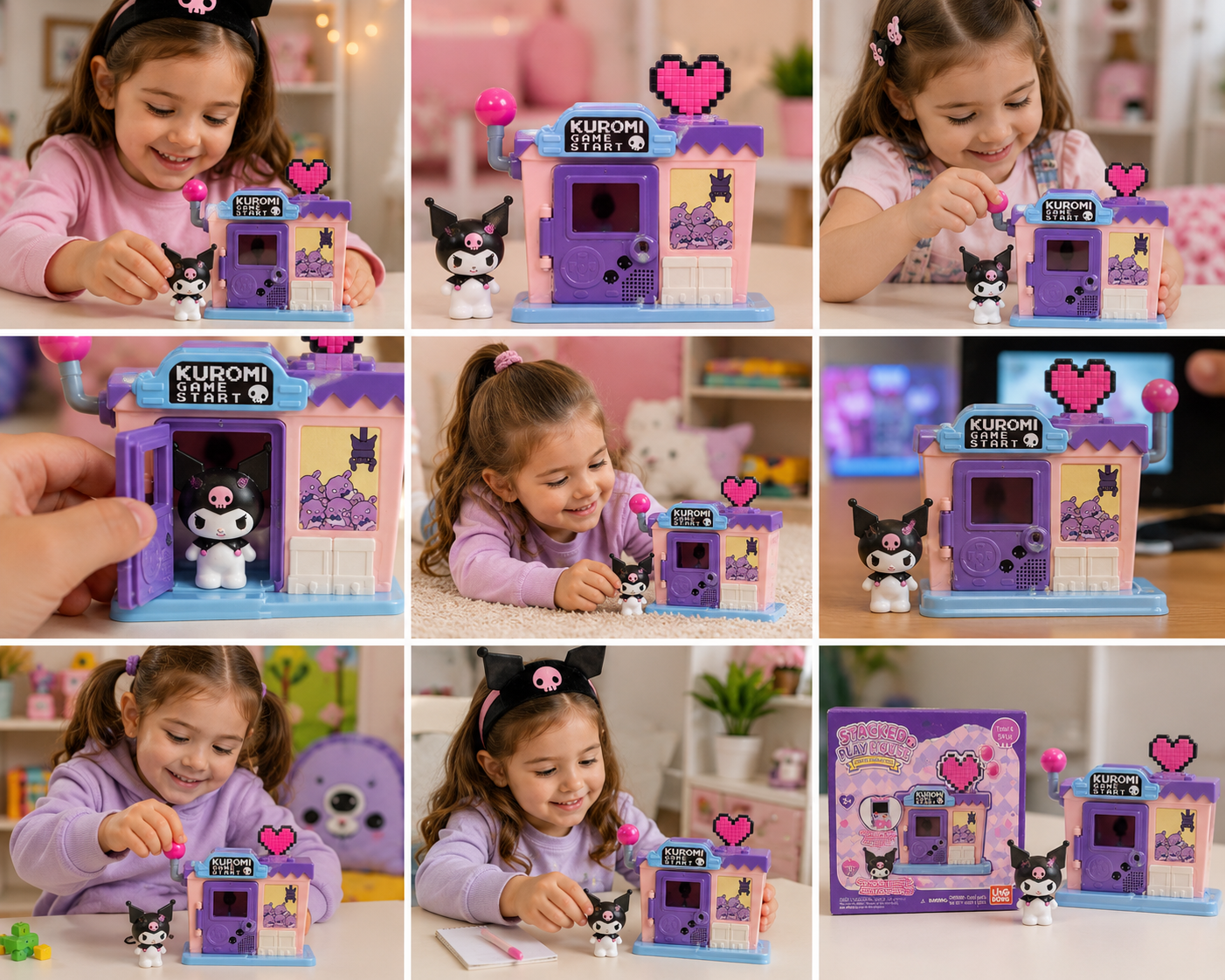 Juego casita Sanrio.. Casa de Juegos Kuromi