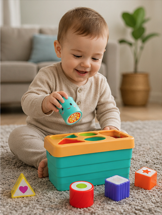 Juego sensorial sushi caja de Formas Educativa