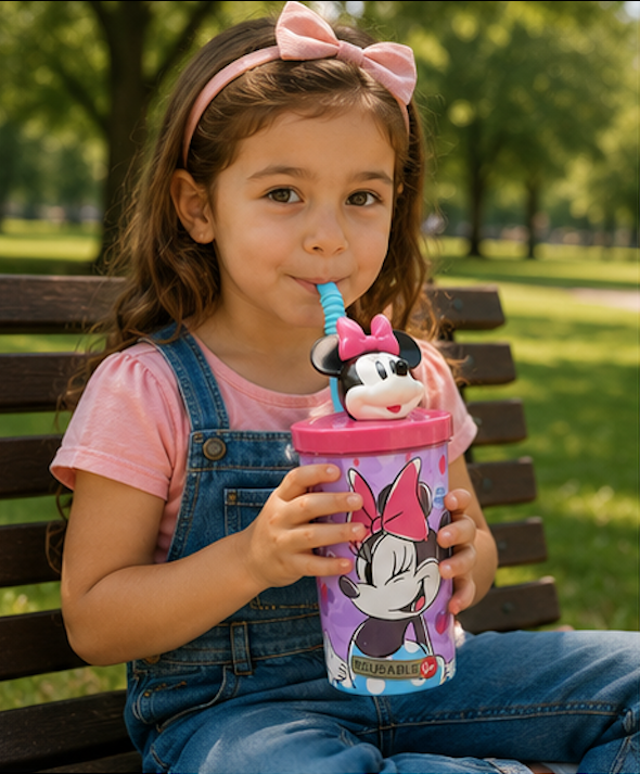 Vaso 3D Minnie 650ml Minnie Mouse con Sorbete