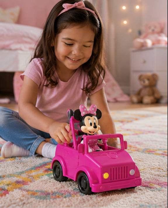 Vehículo Minnie Auto de Juguete Minnie Mouse