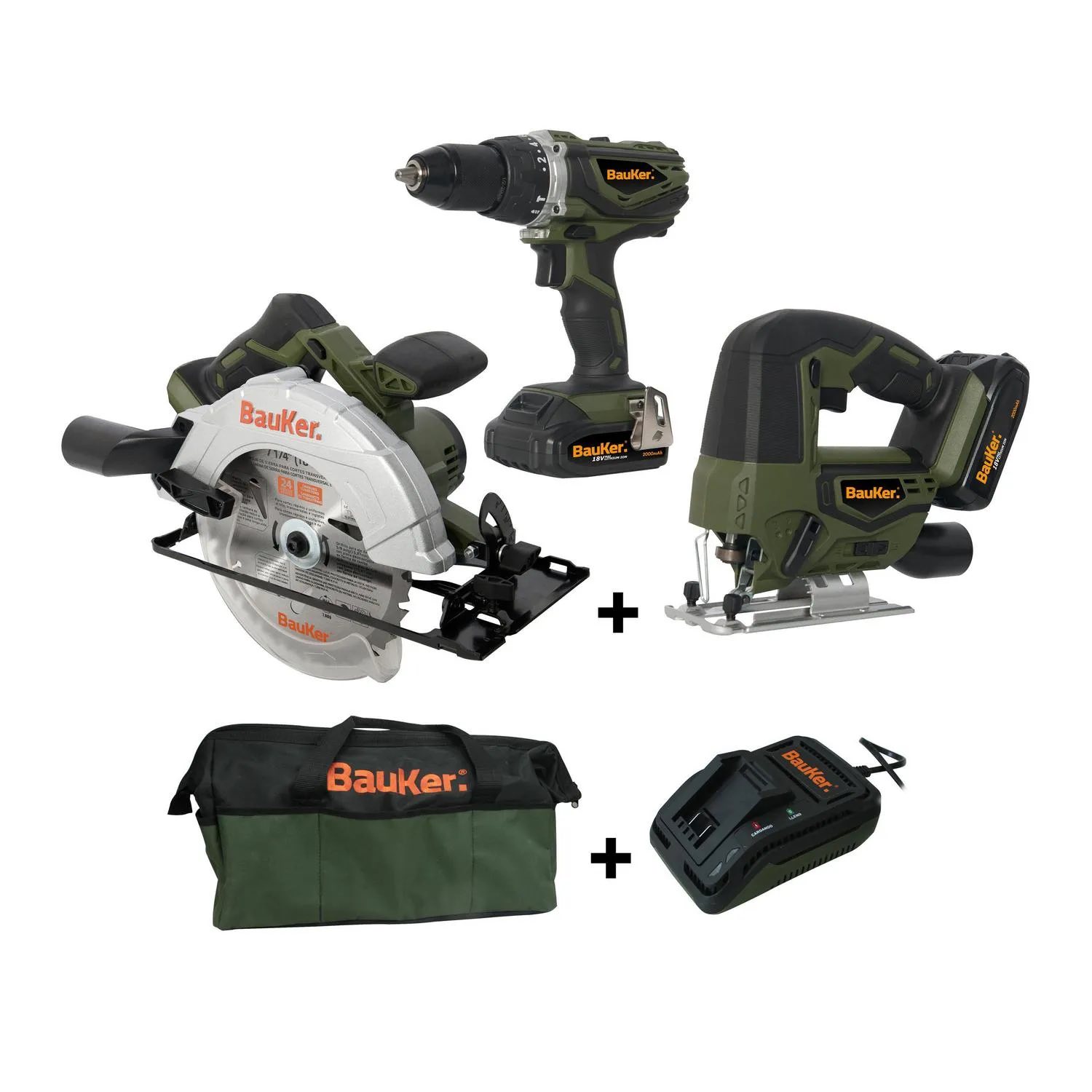 Set de herramientas bauker