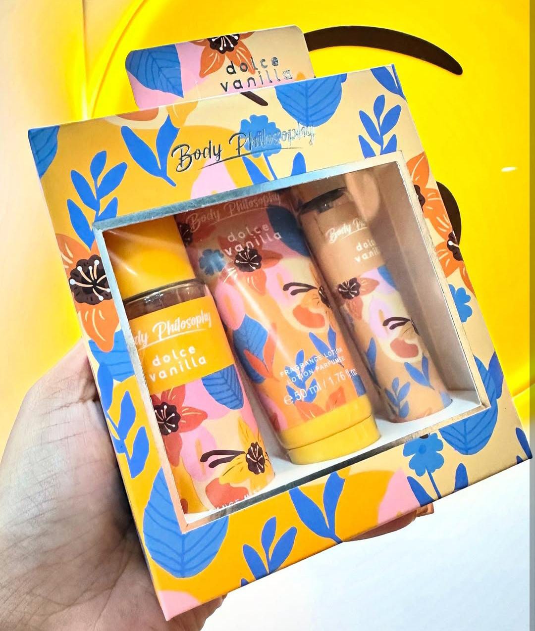 Set crema, perfume y splash