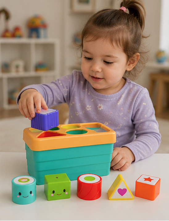 Juego sensorial sushi caja de Formas Educativa