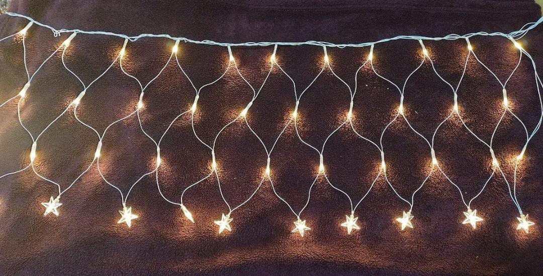 Guirnalda de luces en forma de estrella 3m x 40cm