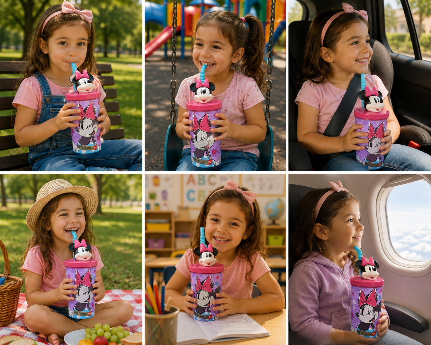 Vaso 3D Minnie 650ml Minnie Mouse con Sorbete