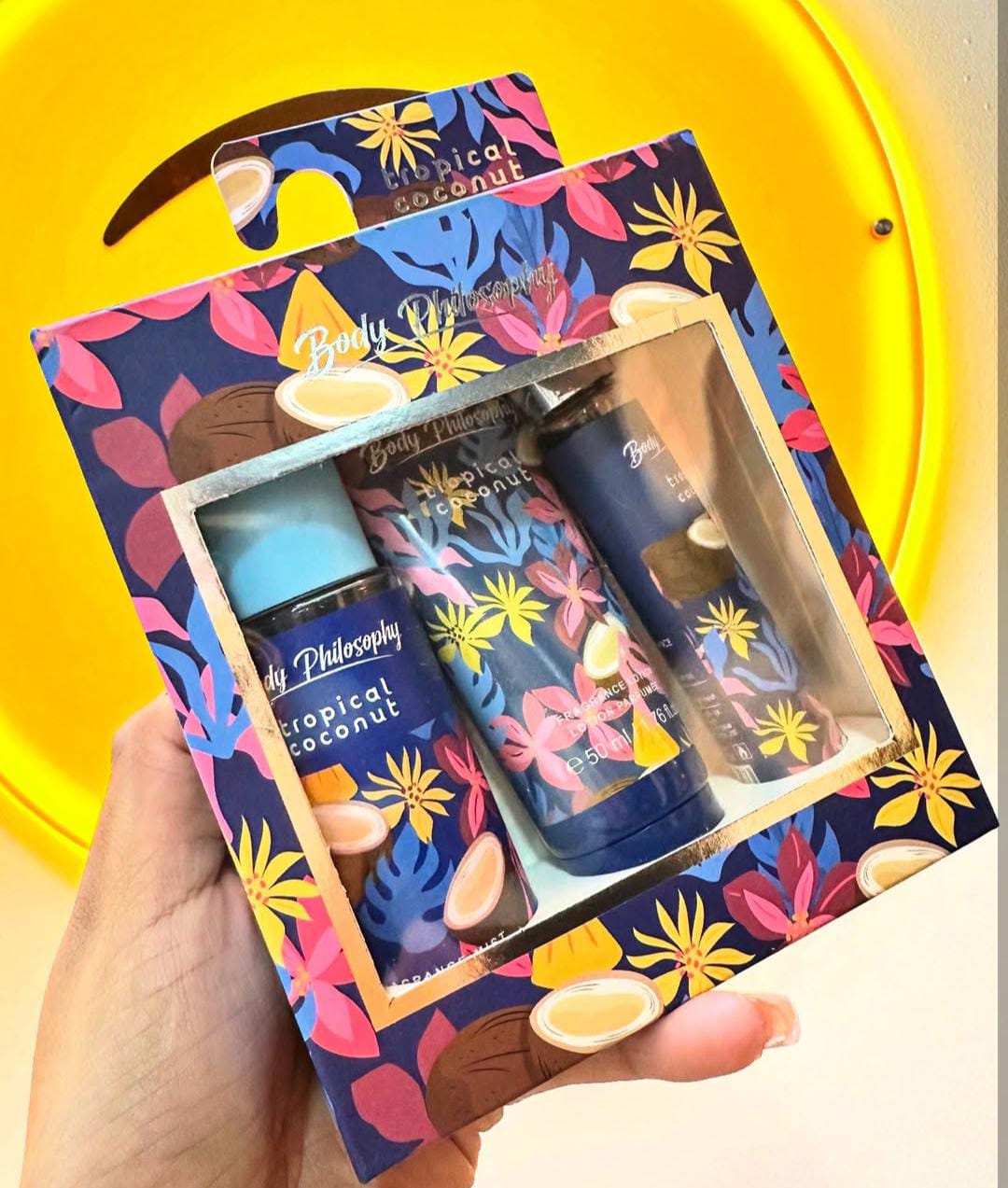 Set crema, perfume y splash