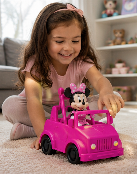 Vehículo Minnie Auto de Juguete Minnie Mouse