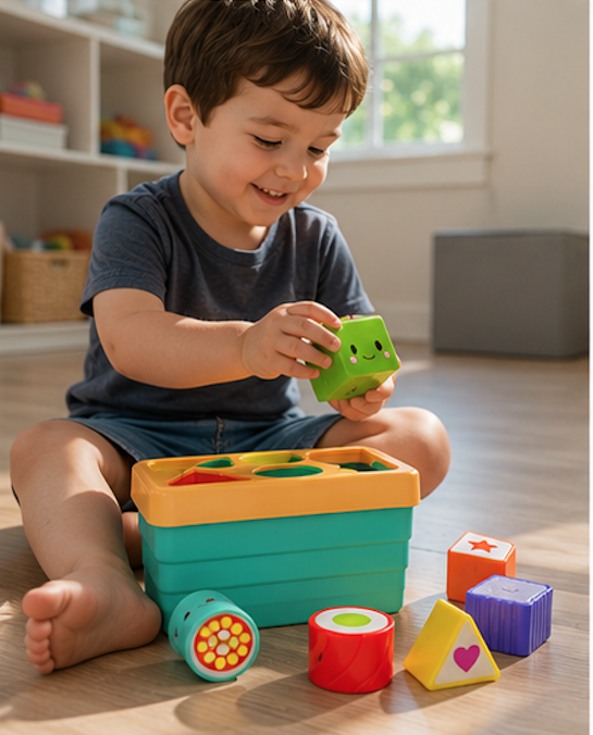 Juego sensorial sushi caja de Formas Educativa