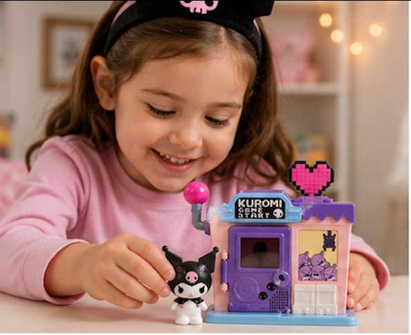 Juego casita Sanrio.. Casa de Juegos Kuromi