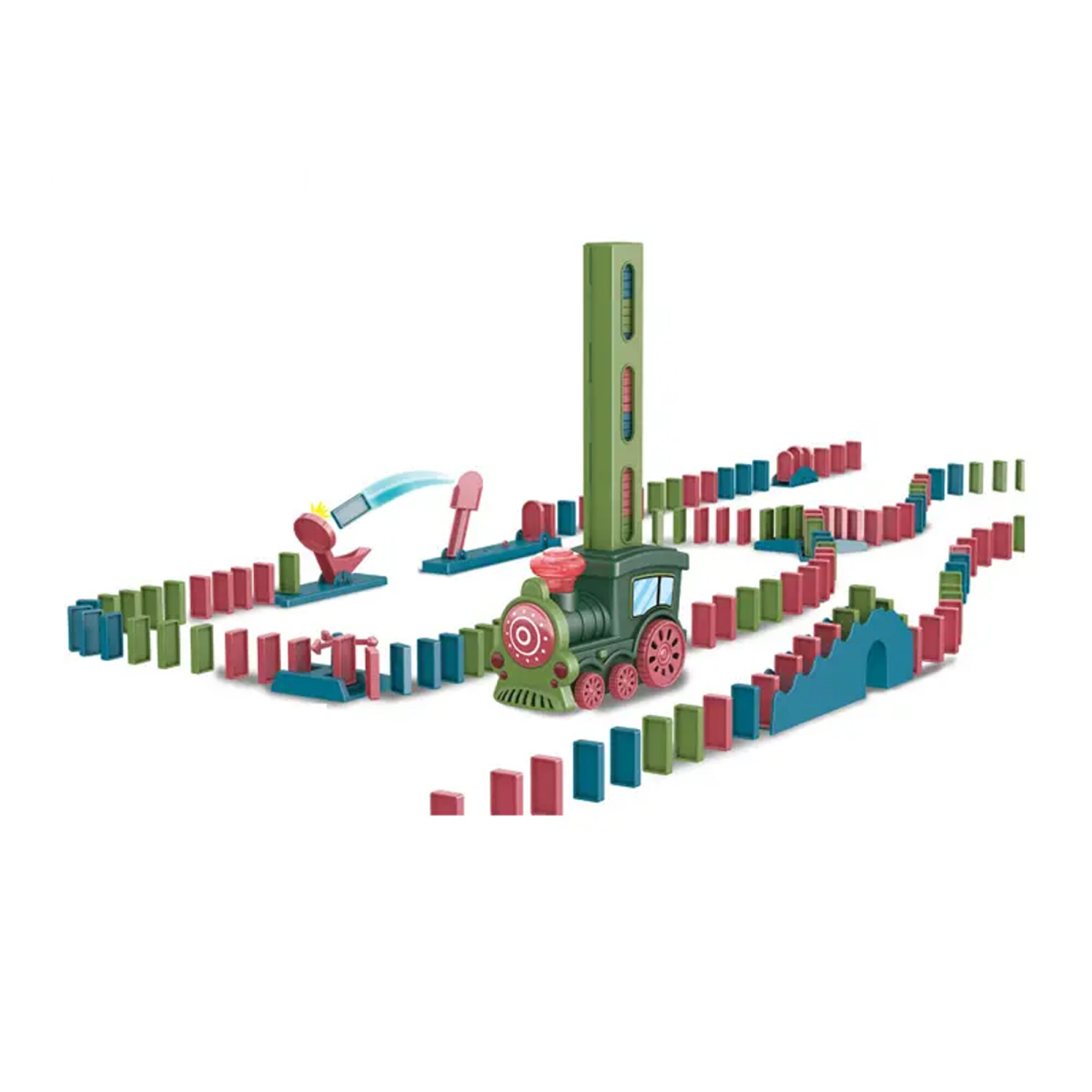 Tren de dominó automático