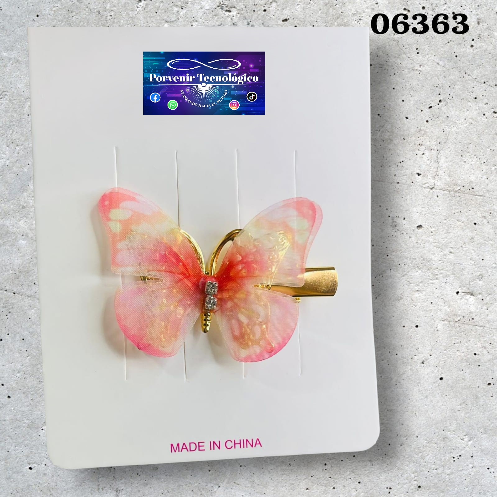 Broche mariposa - 06363