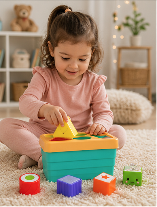 Juego sensorial sushi caja de Formas Educativa