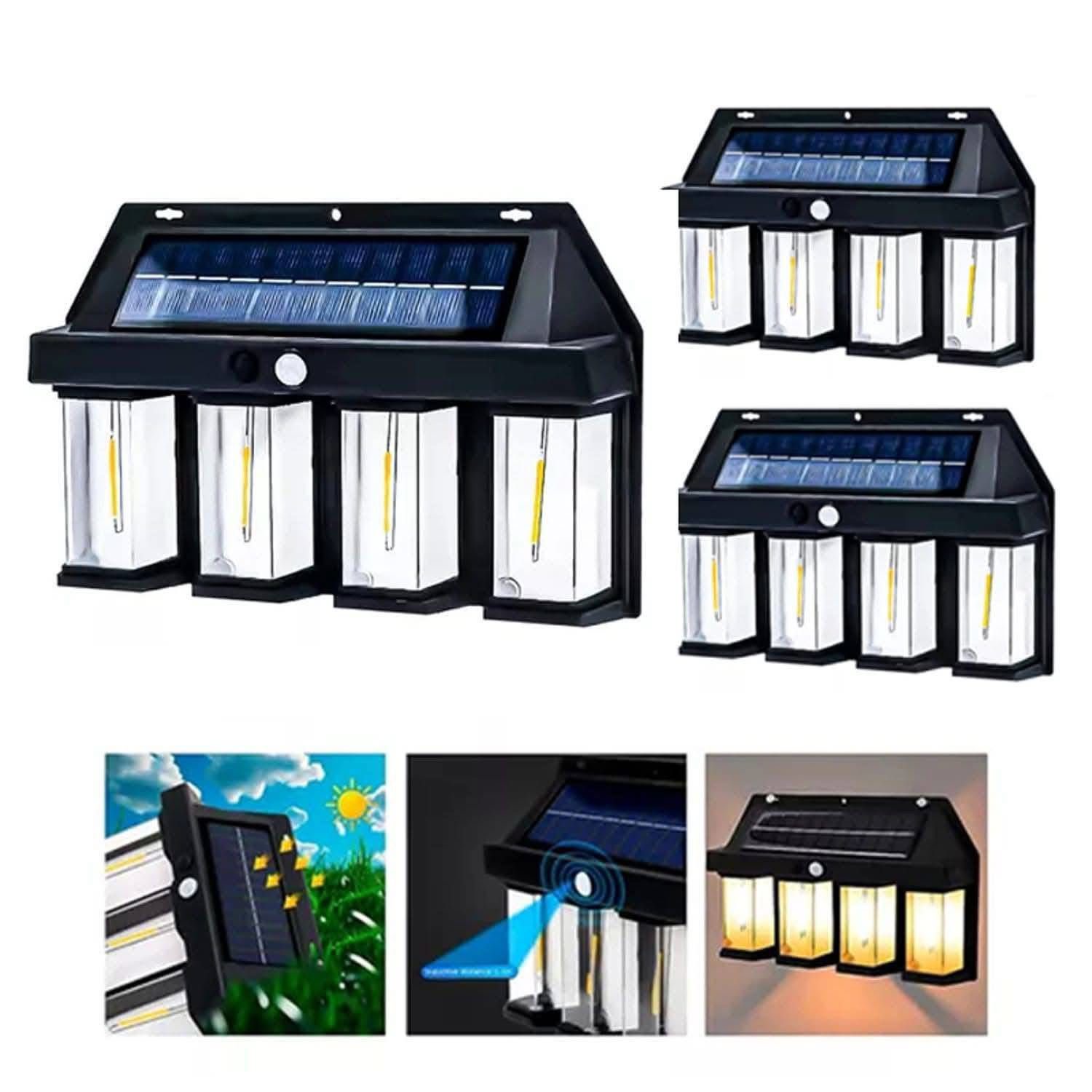 Elegante farol solar x4