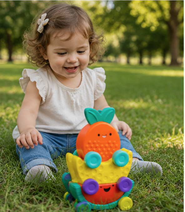 Juego sensorial carros de fruta   Juguete Zanahoria Montessori