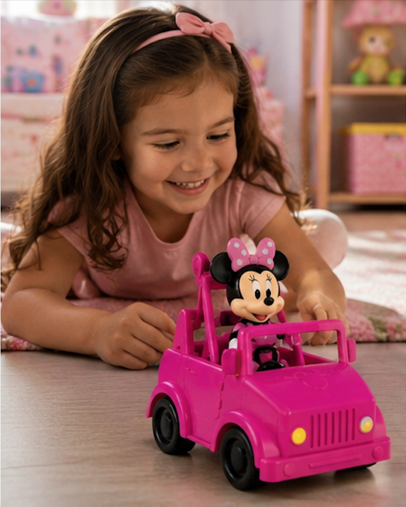 Vehículo Minnie Auto de Juguete Minnie Mouse
