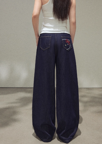 Red Button-Up Cardigan