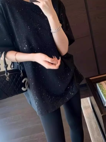 Black Speckled T-Shirt