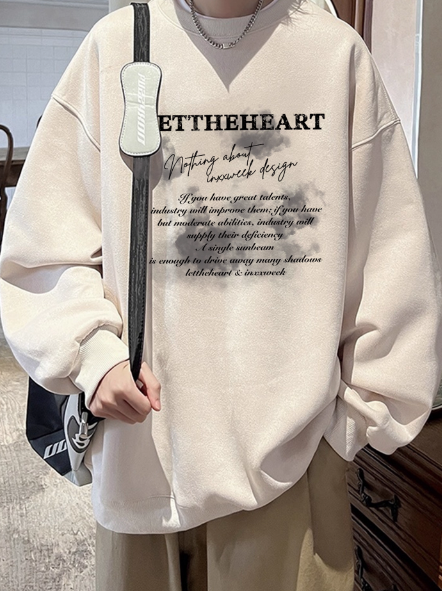 LET THE HEART Oversized Sweatshirt