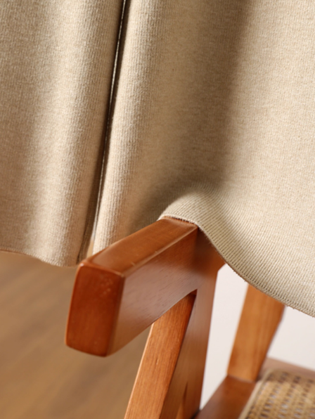 White Wide-Leg Knit Pants