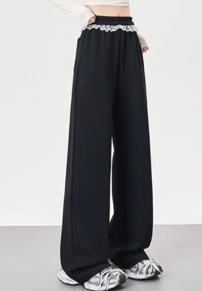 Wide Leg Gray Sweatpants