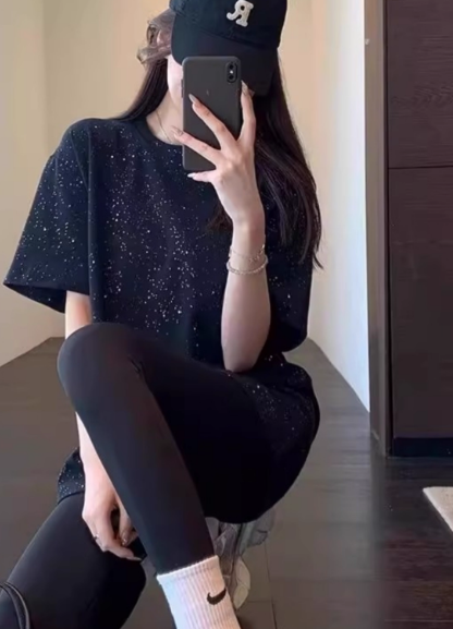 Black Speckled T-Shirt