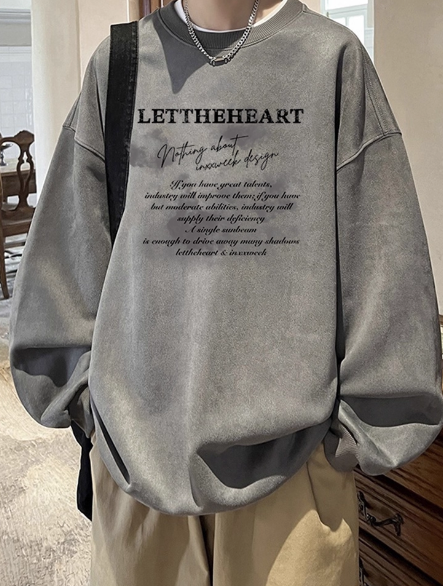 LET THE HEART Oversized Sweatshirt