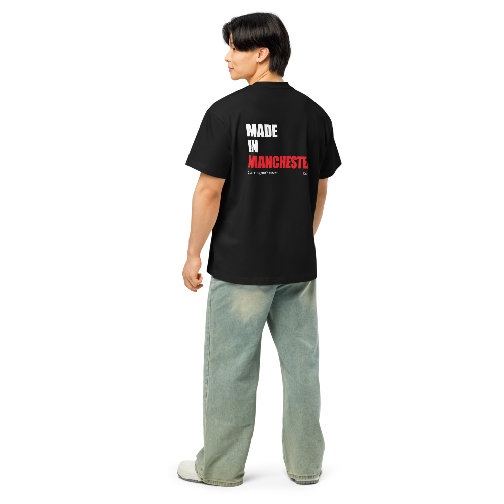Men’s 'Made in Manchester' box tee. 