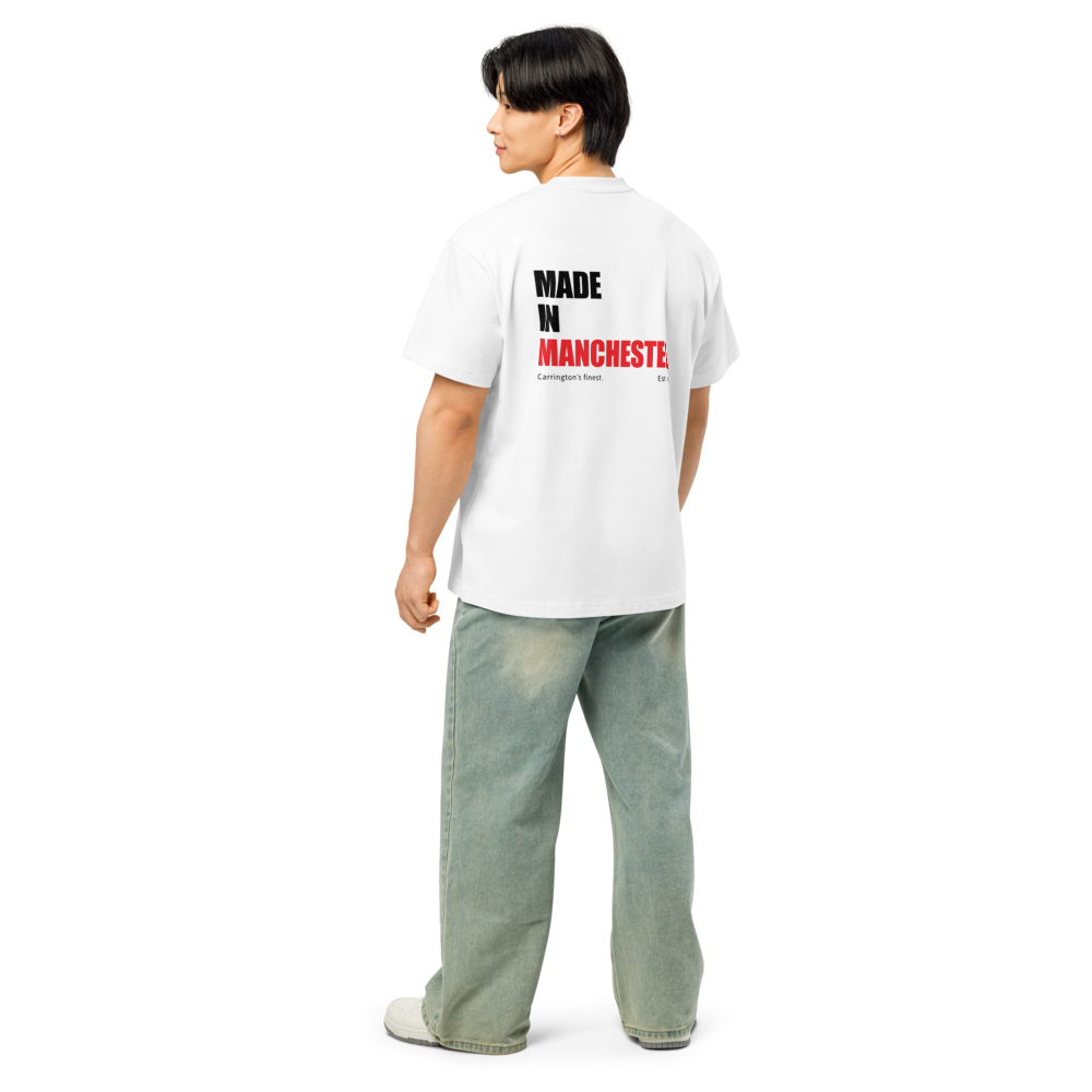 Men’s 'Made in Manchester' box tee.