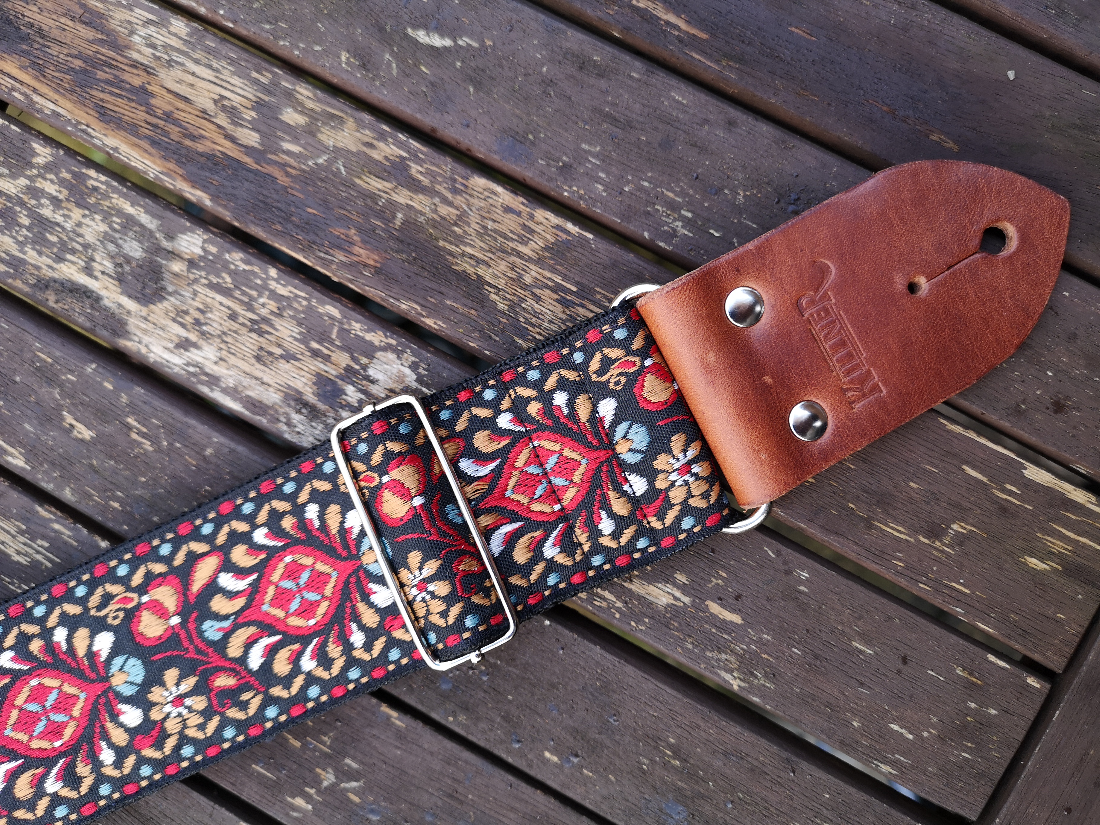 Cherry Lantern - Handmade - Guitar Strap