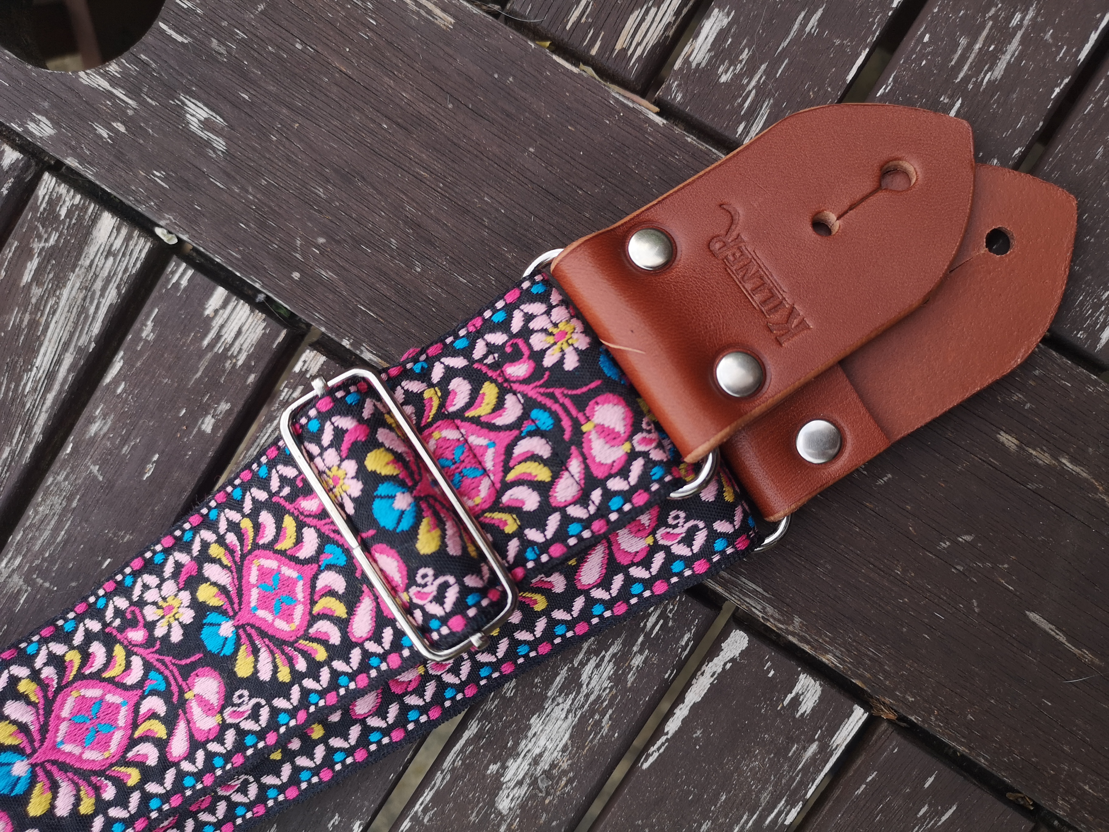 Bubblegum Lantern - Handmade - Guitar Strap