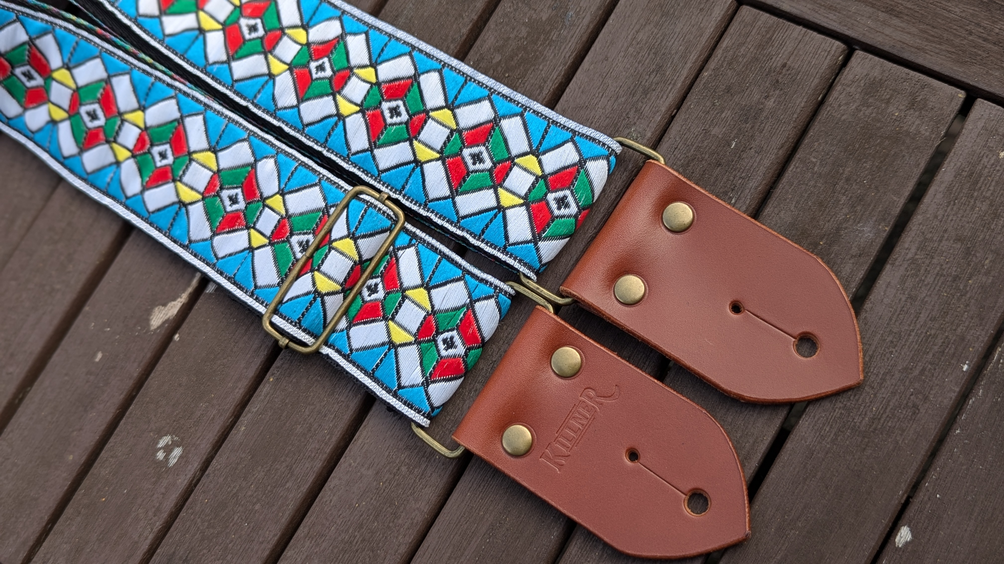 Stained Glass - Handmade - Guitar Strap